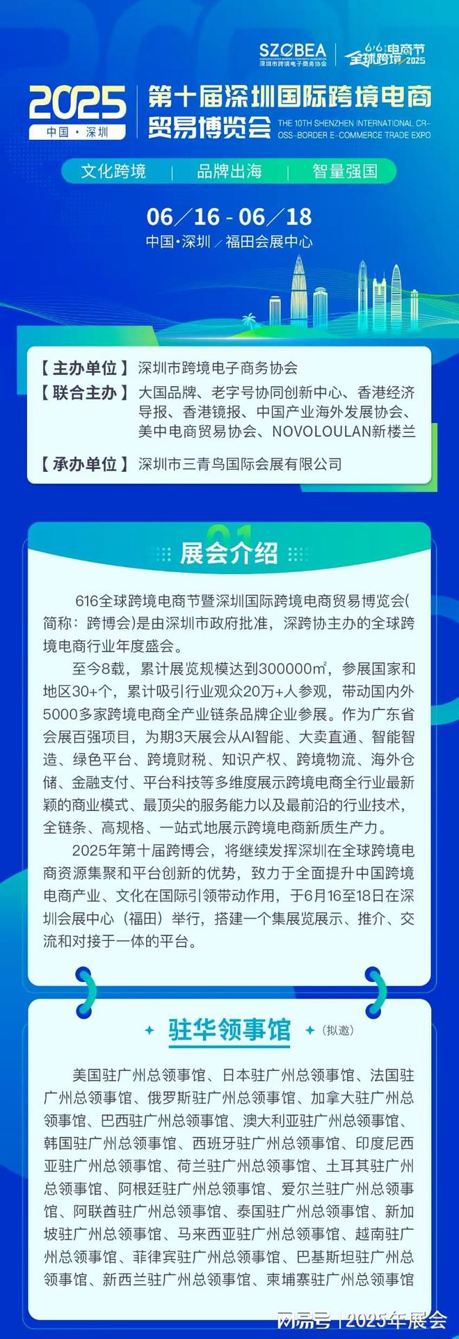 2025年深圳国际跨境电商展会6月16日在深圳会展中心（福田）举办